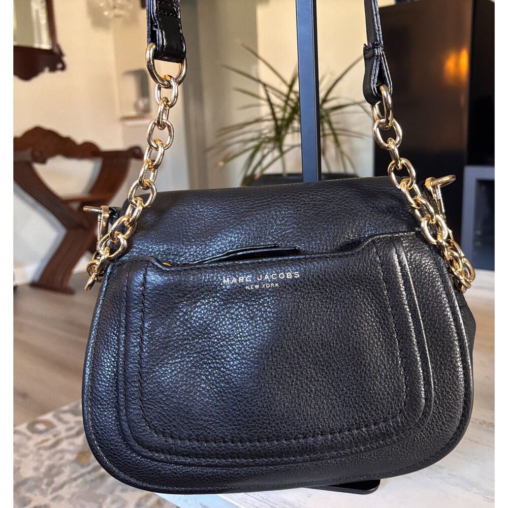 Marc Jacobs Empire City Mini Messenger Leather Crossbody Bag